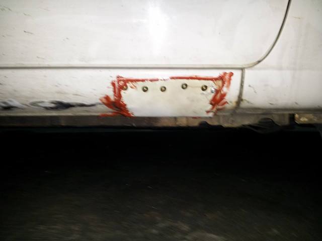 Viola, rust patch for the passenger's side.